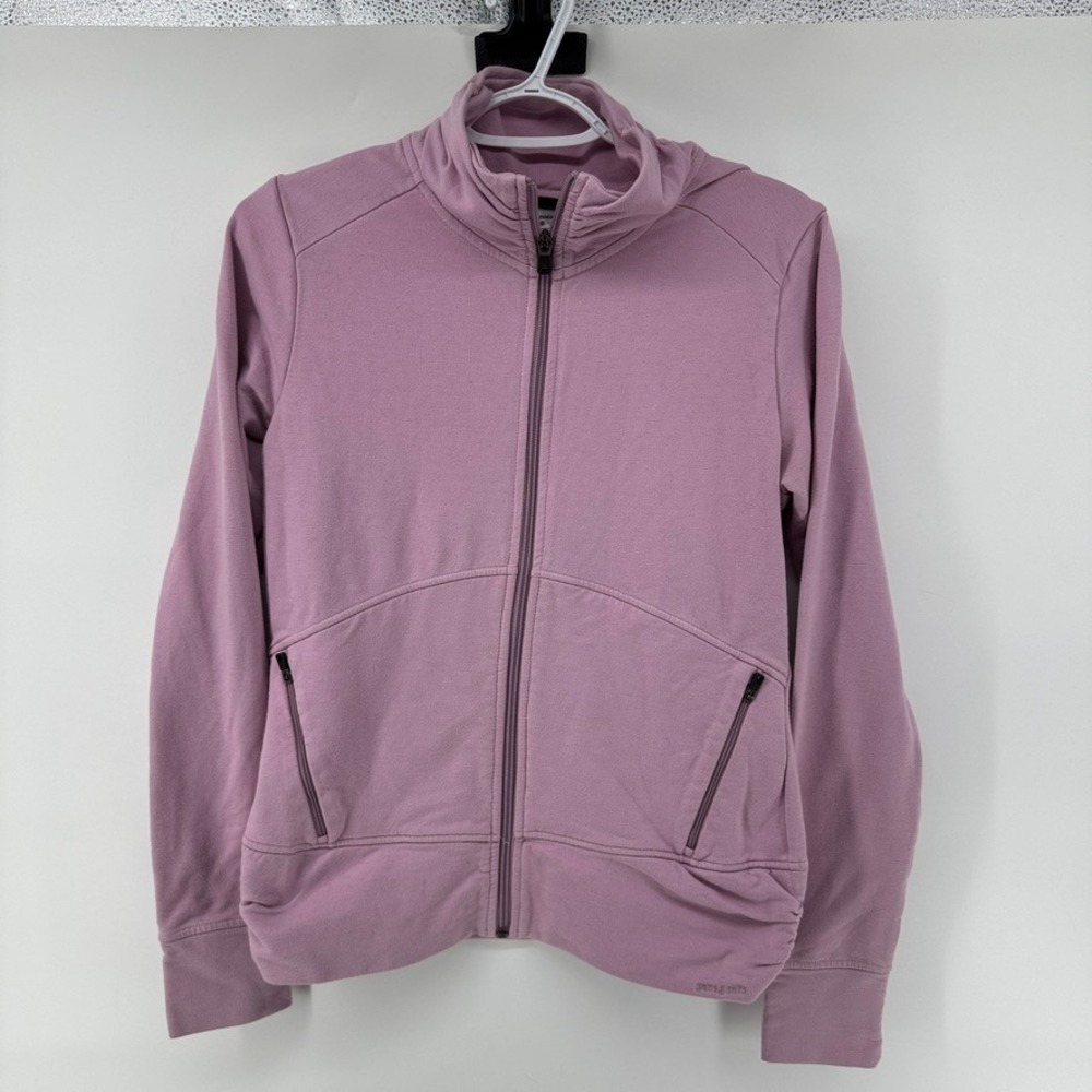Patagonia Swell Belle Women Jacket S Pink Full Zip Mock Neck Thumbholes 25480